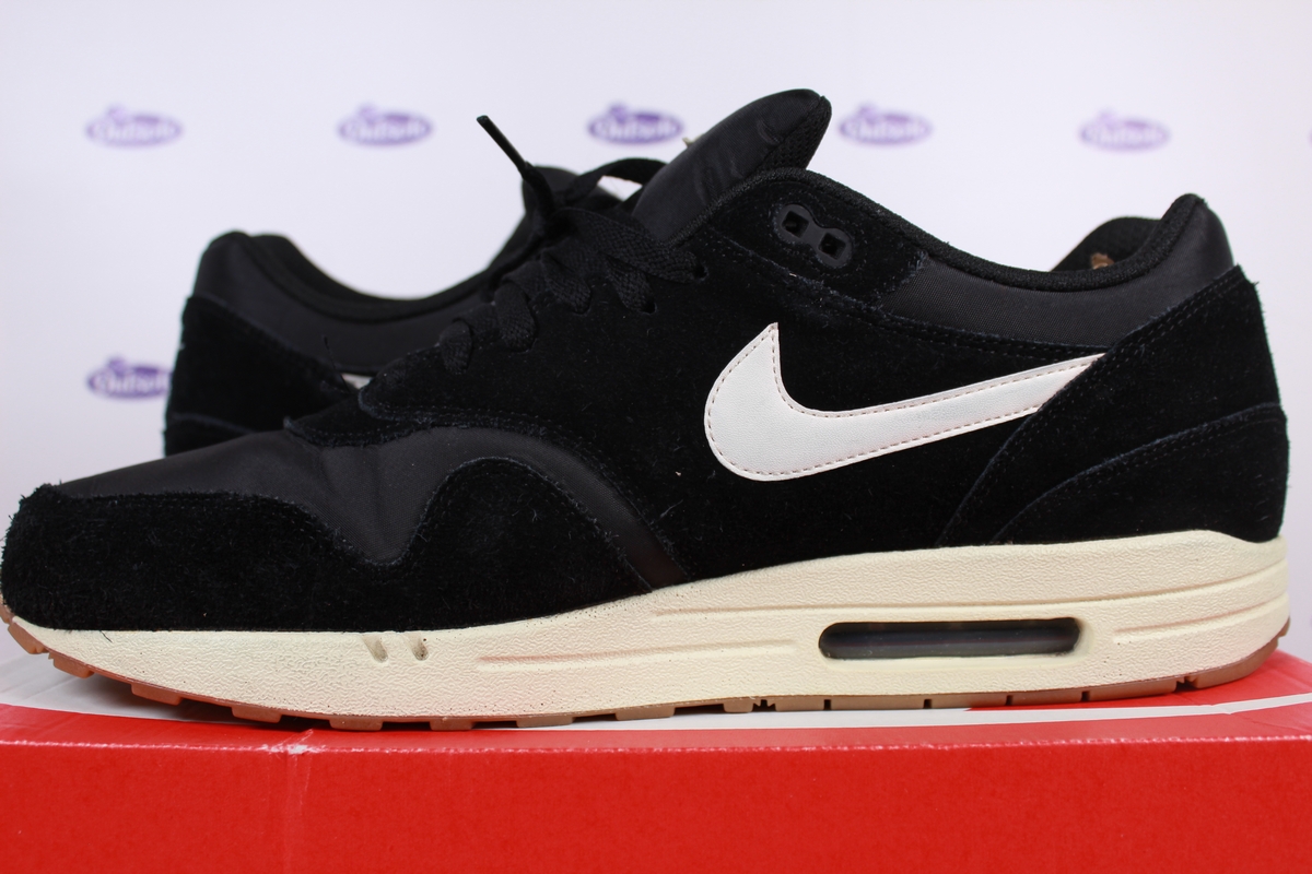 Nike Air Max 1 Essential Black Gum Suede • ✓ In stock at Outsole