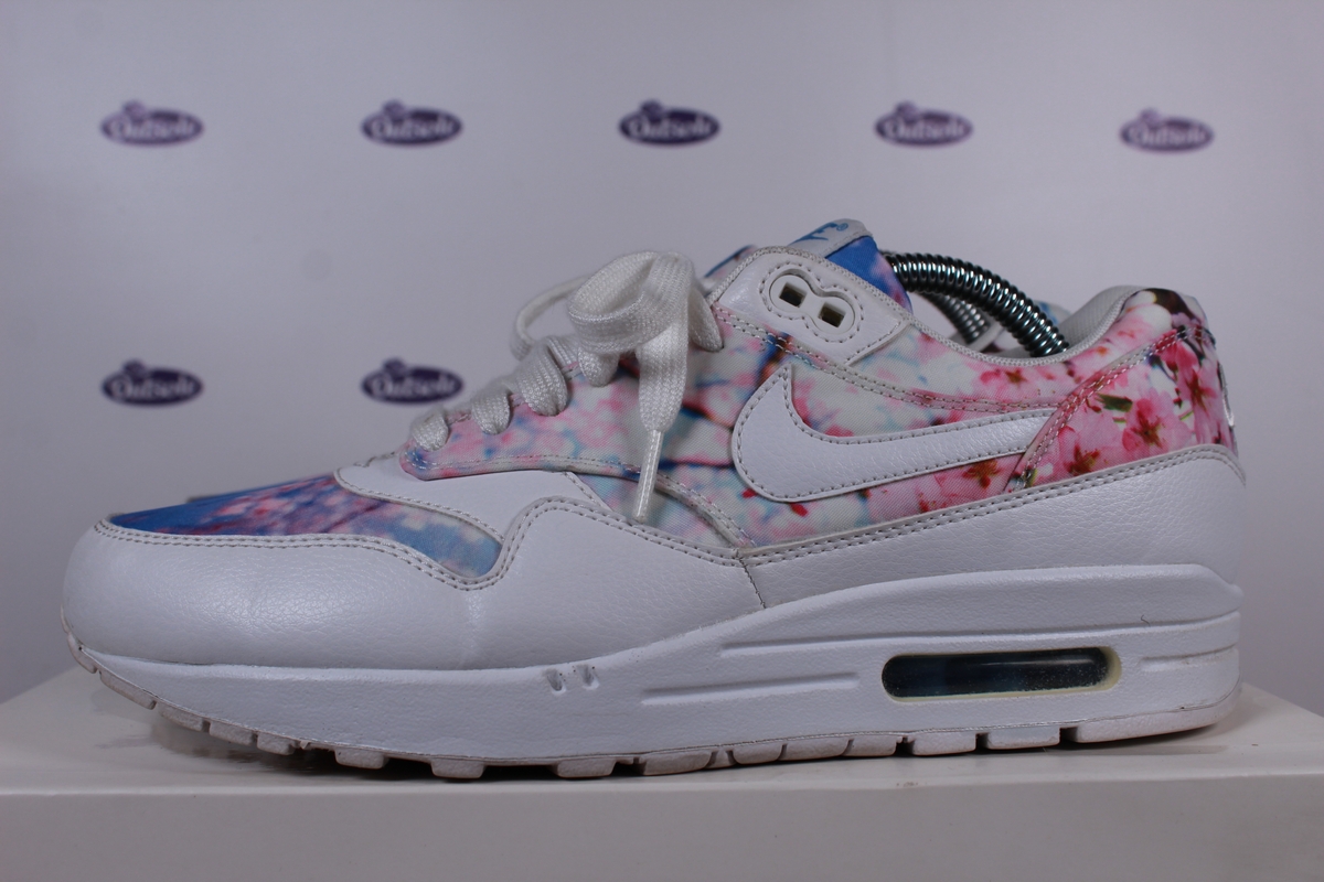 Doe een poging nationale vlag Geweldig Nike Air Max 1 White Flower Print • ✓ In stock at Outsole