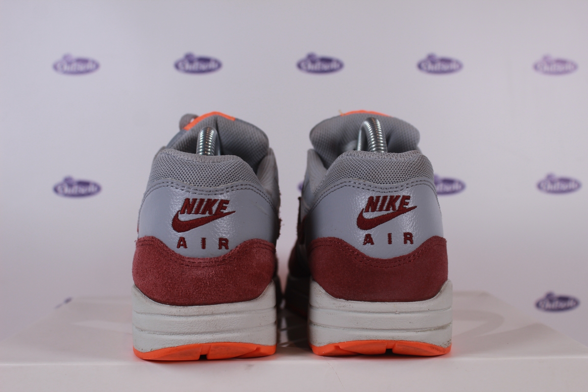 Tratar Derechos de autor Perth Nike Air Max 1 Essential Wolf Grey Red • ✓ In stock at Outsole