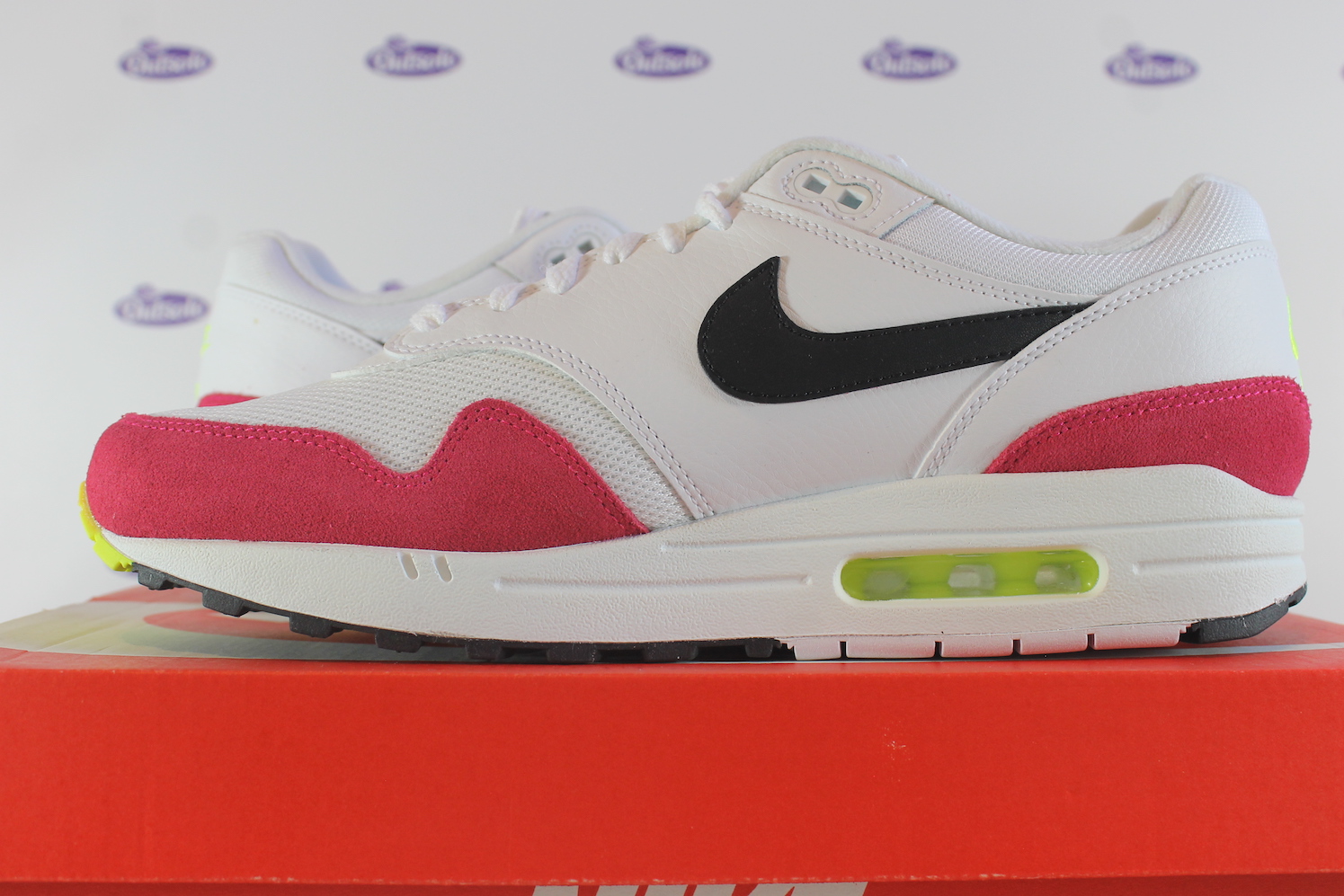 Of Articulatie plafond Nike Air Max 1 Volt Rush Pink • ✓ In stock at Outsole