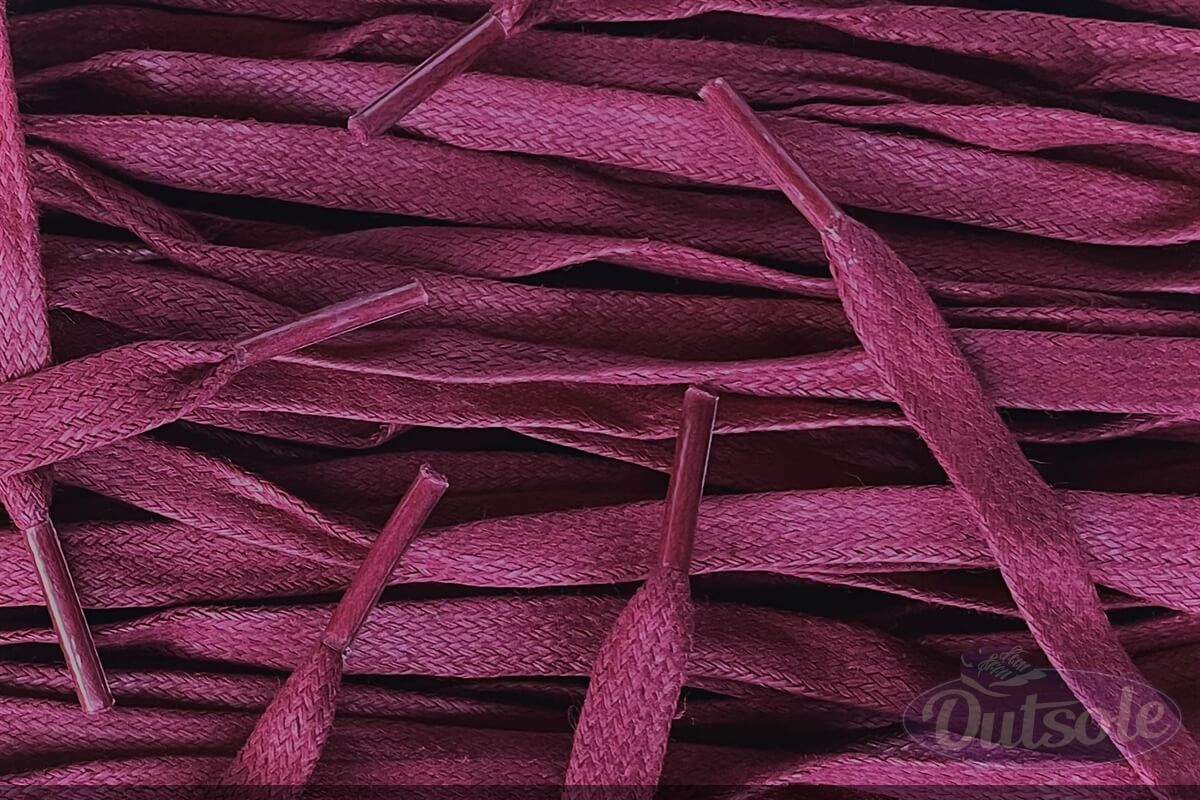 Wax laces - Burgundy • In stock at Outsole