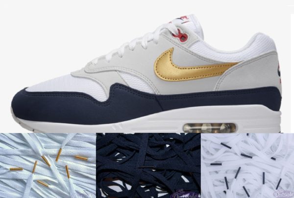 Lace Pack Nike Air Max 1 Olympic Navy Red Gold HM9604 400