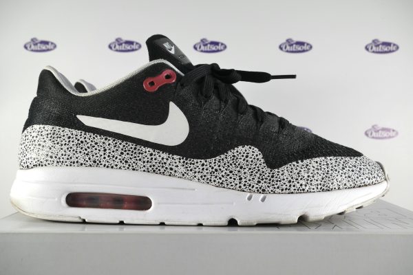 Nike Air Max 1 ID Flyknit Safari Black White 44,5 1