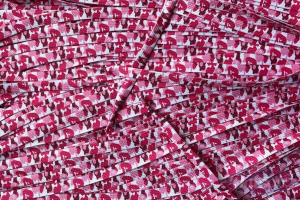 Print laces Bape Camo Pink